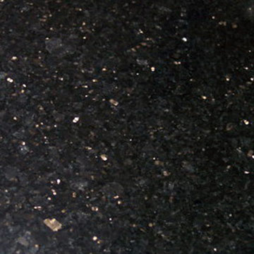 Black Galaxy granite tiles, slabs, flamed granite cobbles, counter tops, vanity tops, sink, kitchen tops manufacturer from India.